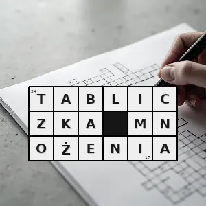 Hasło krzyżówkowe do stu o dziesięciu kolumnach i dziesięciu wierszach - tabliczka mnożenia – rozwiązanie, synonimy, podpowiedzi i definicje krzyżówkowe